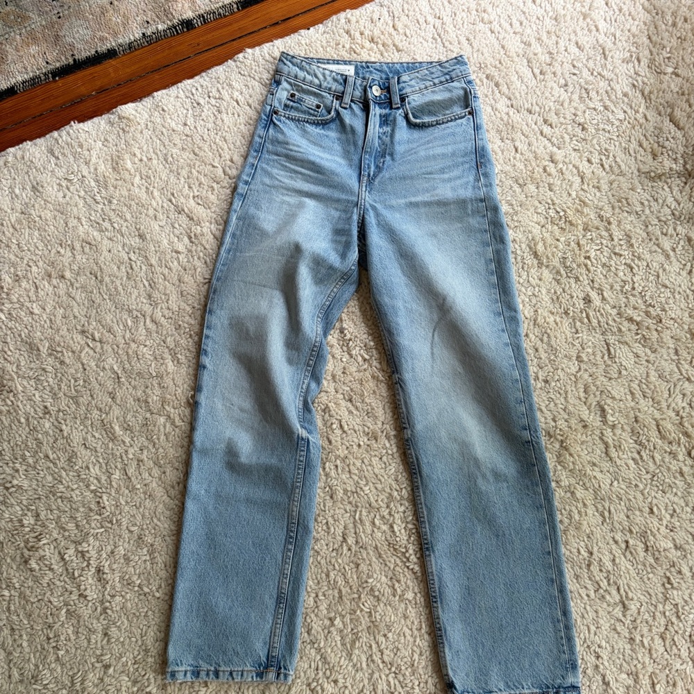 Zara Light Blue Denim Jeans